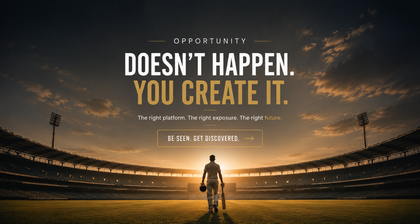 Build Your Verified Cricket Profile